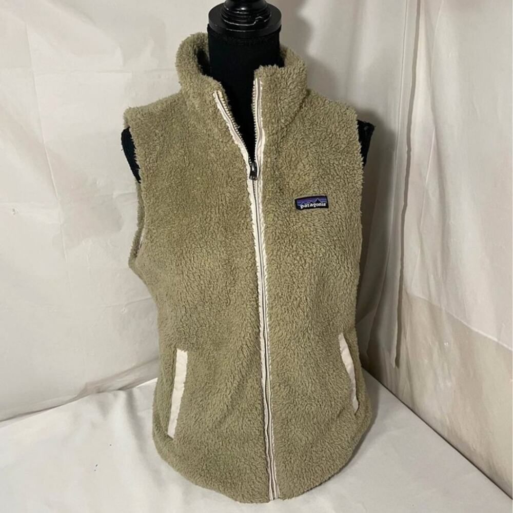 Patagonia Olive Green Fleece Vest